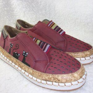 S-143 WOMENS RAYOOTD ORTHOPEDIC SLIP ON LOAFER CASUAL SNEAKERS